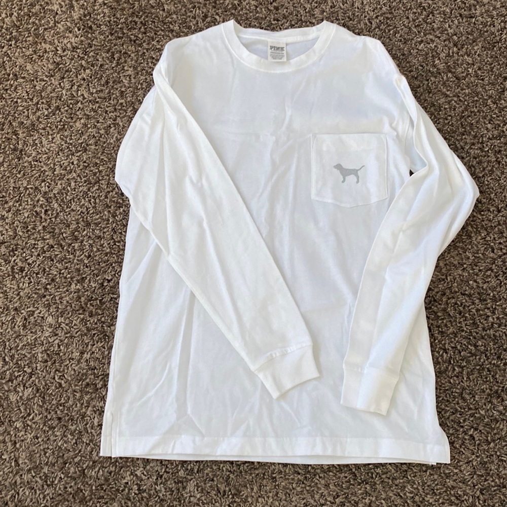 Oversized long sleeve glitter blink T-shirt